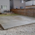 Flat Concrete Garage Pad Calgary 